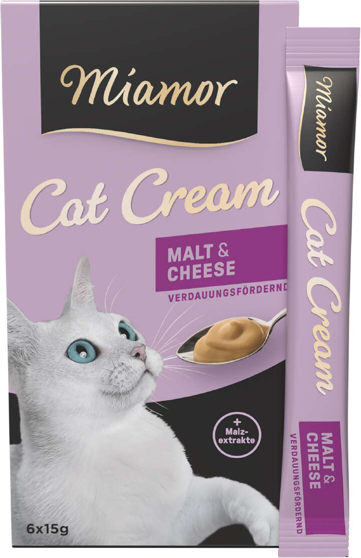 Miamor Katzenleckerli Cat Cream Malt + Käse
